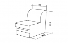 Диван, Купава, Треви, модульный, Мебельмакс, мебель