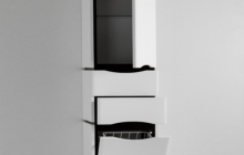 41.05 Шкаф 35 Латтэ с корзиной подвесной L/R