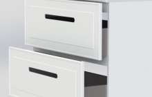 63.01 (1) Тумба под умывальник 85 Манчестер с ящиками