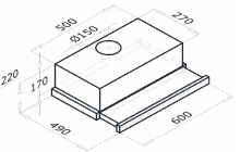 Вытяжка BACKER TH60CL-2F-BG Вытяжка BACKER TH60CL-2F-BG