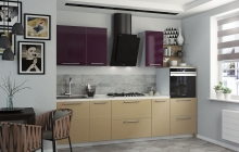 Кухня с фасадами из ДСП, покрытого пластиком