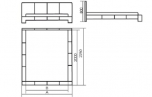 Двухспальная кровать Кровать Герда