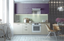 Кухня с фасадами из крашеного МДФ