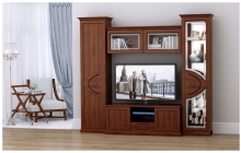 Гостиная "Палермо орех", достойная мебель, под заказ, купить в рассрочку, дешево, недорого, купить качественную мебель, купить красивую мебель,