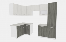 Кухня Эко 6 - 1,4х2,7 Кухня Эко 6 - 1,4х2,7