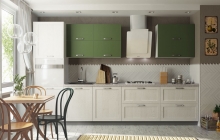 Кухни с фасадами из рамочного МДФ