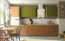 Кухни с фасадами из рамочного МДФ