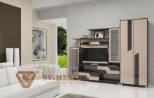 Гостиная "Нота 9", достойная мебель, под заказ, купить в рассрочку, дешево, недорого, купить качественную мебель, купить красивую мебель,