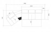 Диван кровать модульный Айпетри комфорт Диван, Айпетри комфорт, Петрамебель, модульный, Мебельмакс, мебель