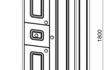 95.11 (3) Шкаф 50 Village с ящиком