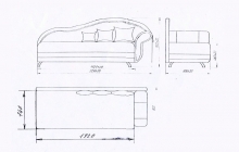 Тахта, Дина, Стиль, прямая, Мебельмакс, мебель