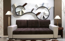 Диван, Джерси, Пуфф, прямой, Мебельмакс, мебель