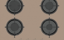 Поверхность газовая HISG 64222SBR