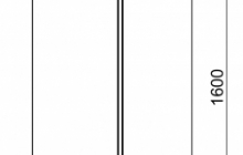 86.11 Пенал 35 Nola c корзиной