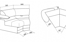 Диван, Марсель, Петрамебель, модульный, Мебельмакс, мебель