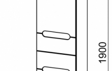 96.11 Пенал 40 ANSI с корзиной