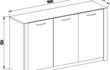 Тумба Вирджиния 1792.00