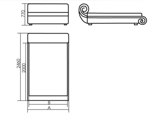 Двухспальная кровать