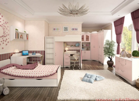 Детская «Флауэ» (Розовый) 