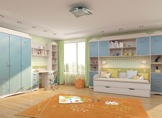 Детская «Флауэ» (Бирюза)