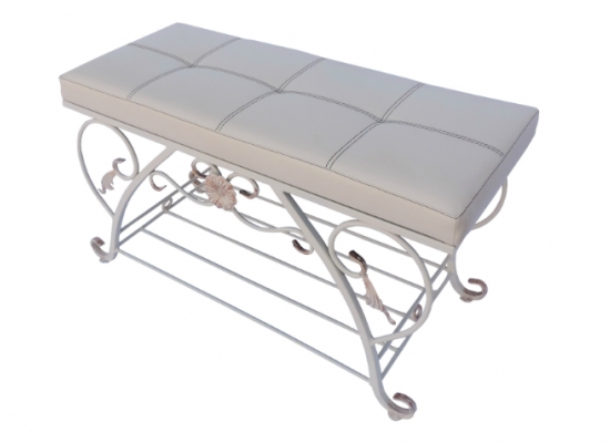 Кованая банкетка с полкой 3.2(3) В