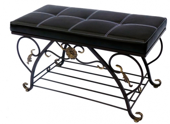 Кованая банкетка с полкой 3.2(3) В