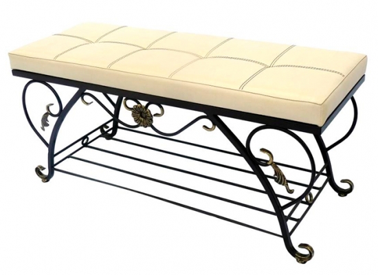 Кованая банкетка с полкой 3.2(3) Г