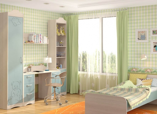 Детская «Флауэ» (Бирюза)