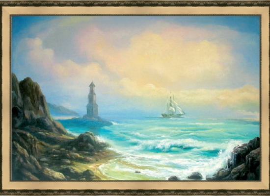 Репродукция на холсте Маяк