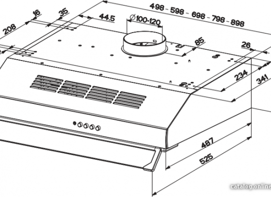 Вытяжка Faber 741 PB W A50