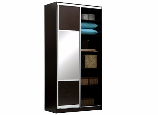 Шкаф купе Престиж 124 см Венге