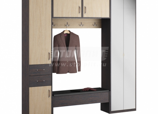 Афина набор с шкафом 2-х дверным с зеркалом