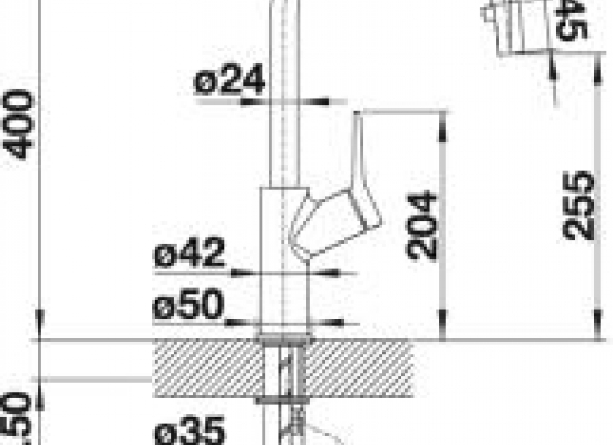 BLANCO CARENA ХРОМ