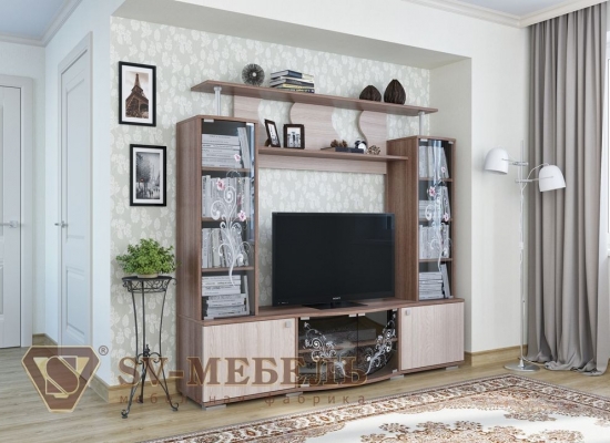 Стенка Нота - 23, достойная мебель, под заказ, купить в рассрочку, дешево, недорого, купить качественную мебель, купить красивую мебель,