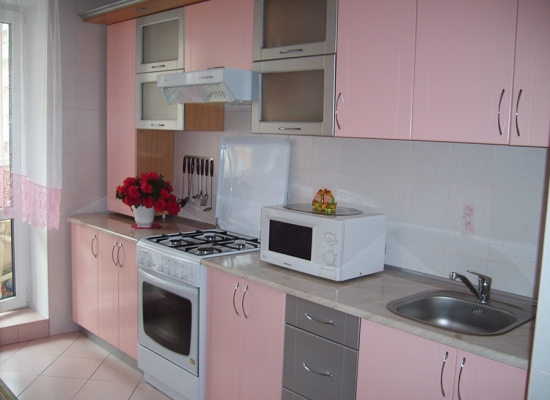 Кухня МДФ крашен перламутр  3,4 м