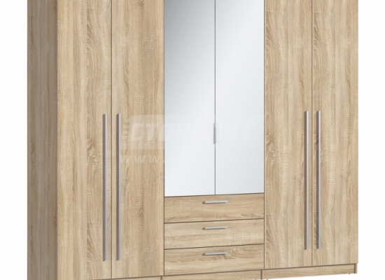 Николь СБ-2593 Шкаф 6-ти дверный