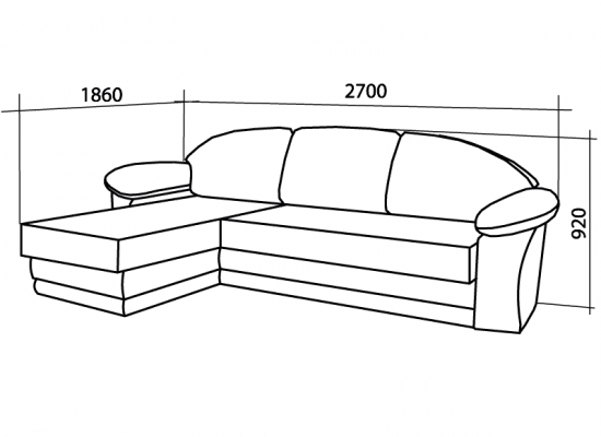 Диван угловой