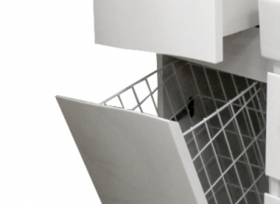 61.12 Шкаф 35 Фиджи напольный с корзиной L/R