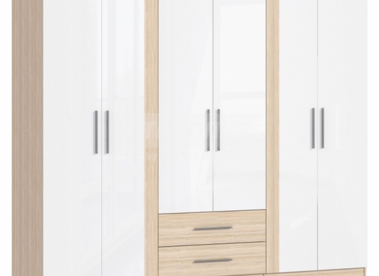 Сильвия СБ-2833 Шкаф 6-ти дверный