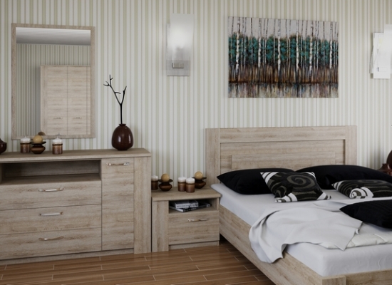 Спальня Вирджиния Дуб Бонифаций