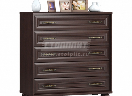 Верди СБ-1452 Комод с 5-тью ящиками