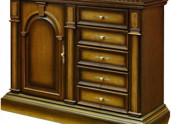 дуб с позолотой