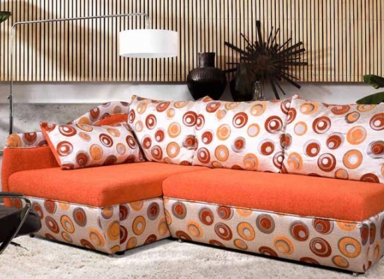 Угловой диван, Пуфф