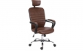 Кресло компьютерное HALMAR MIKAS темно-коричневое